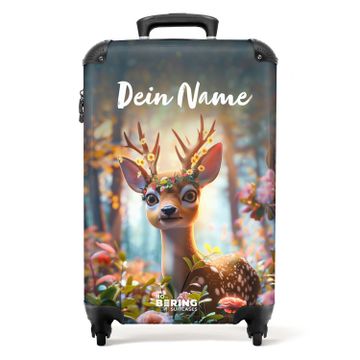 Bohème cerf fleuri
