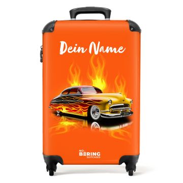 Flammes chaudes orange