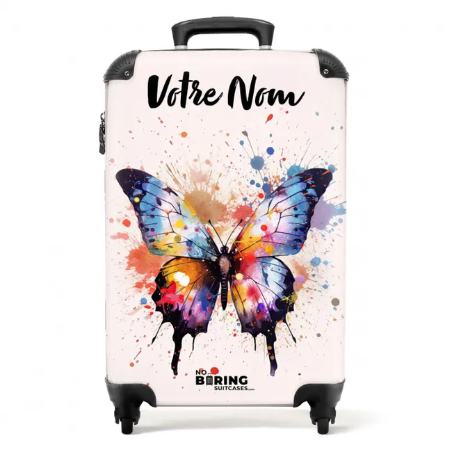 Valise avec nom – Explosion du papillon