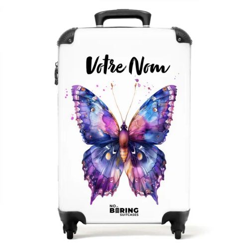 Papillon violet splendide