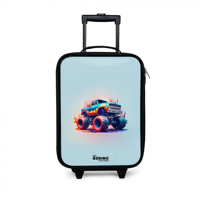 Valise enfant - Noir - Roues féroces