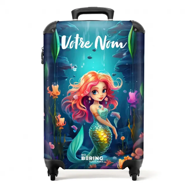 Valise avec nom – Reine de corail