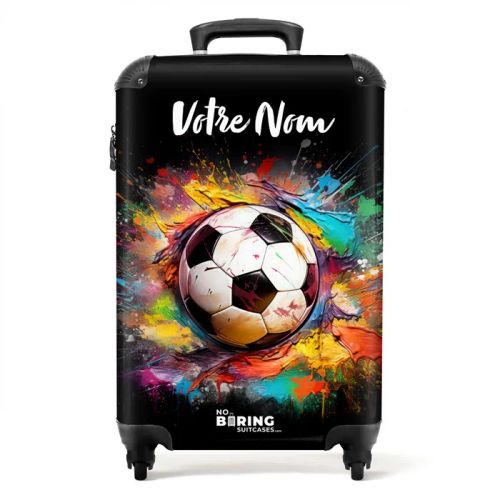 Football éclaboussé de peinture