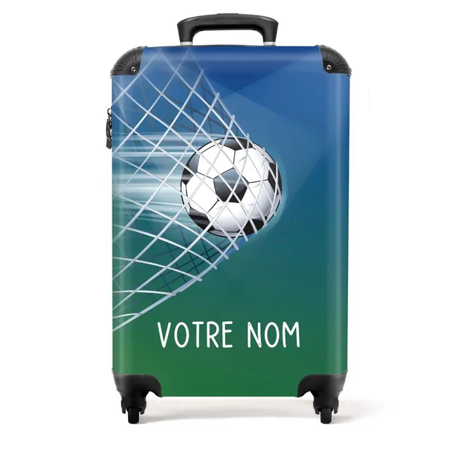 Valise Ballon de football dans le but Avec nom
