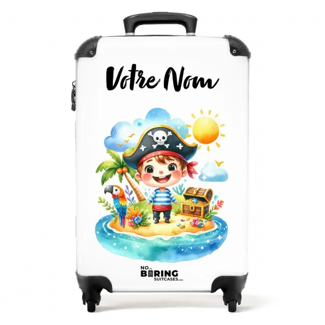 Valise avec nom – Pirate Pepin