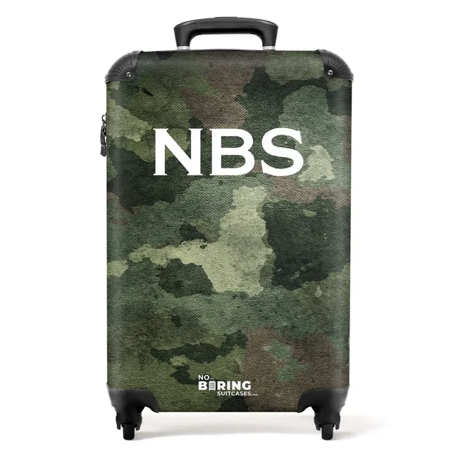 Valise -  Imprimé camouflage vert