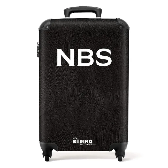 Valise -  Surface en béton noir