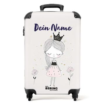 Princesse en robe de chambre noire