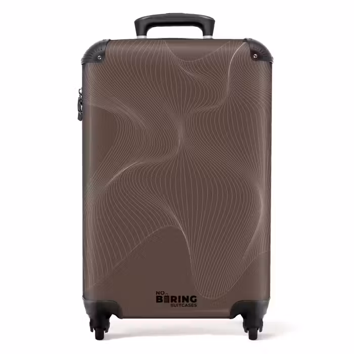 Valise - Abstrait - Dessin au trait brun