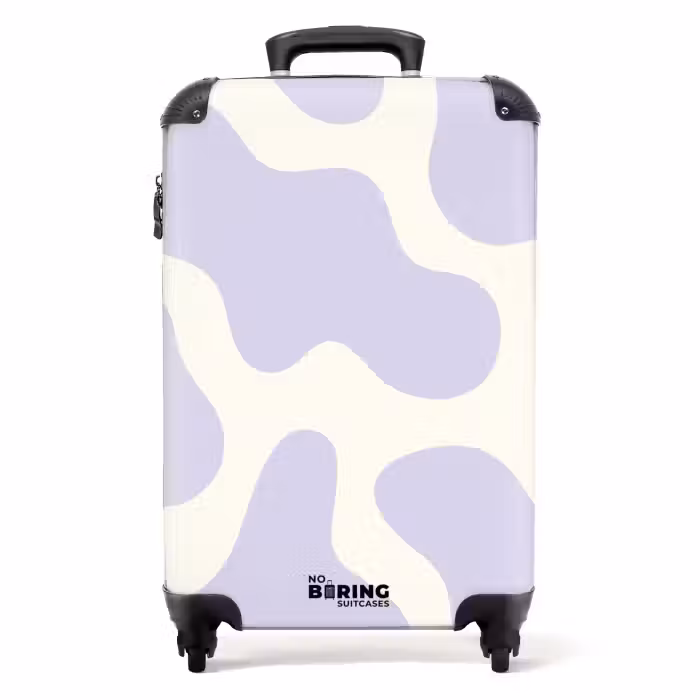 Valise - Abstrait - Formes violettes