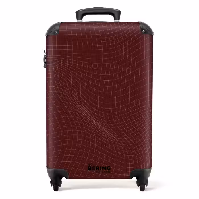 Valise - Abstrait - Grille rouge