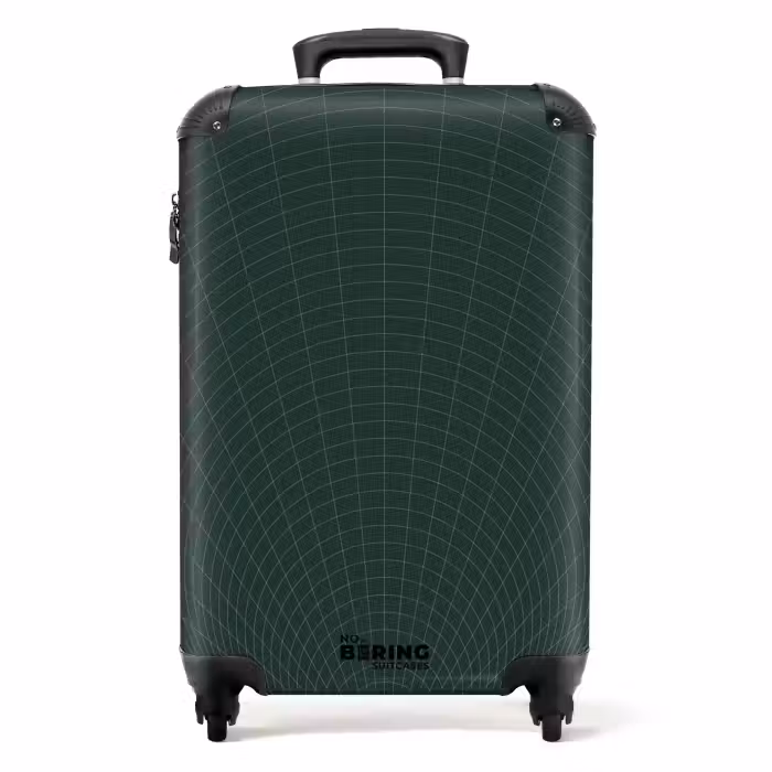 Valise - Abstrait - Grille verte