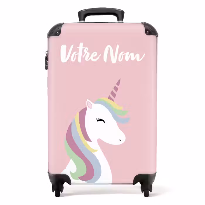 Valise avec nom - Cartoonicorn