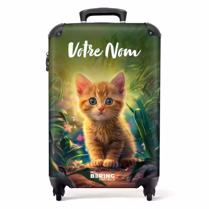 Valise avec nom - Chaton Kees