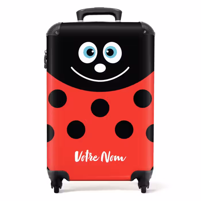 Valise avec nom - Coccinelle Lilly