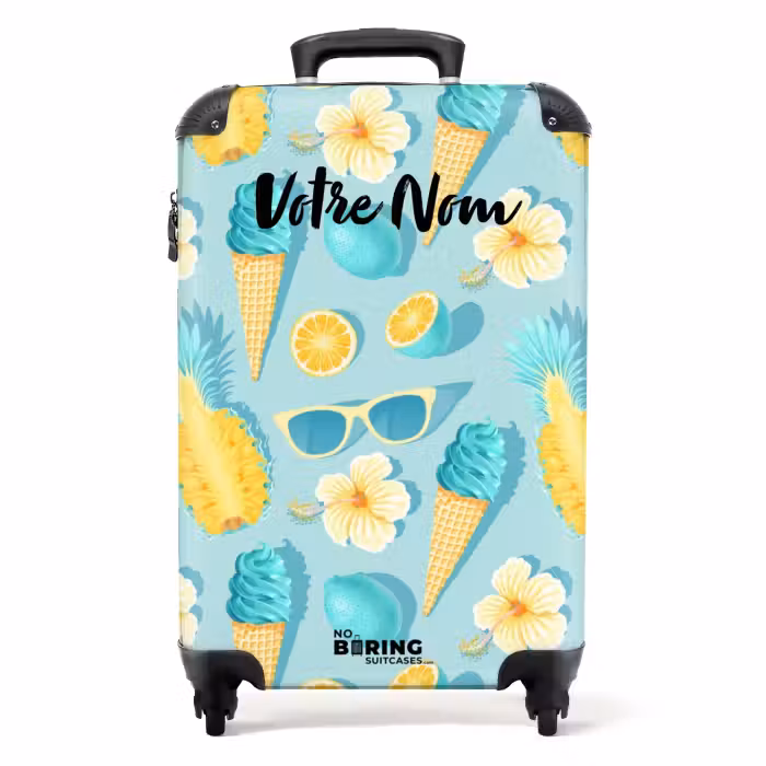 Valise avec nom - Glaces d'Ibiza