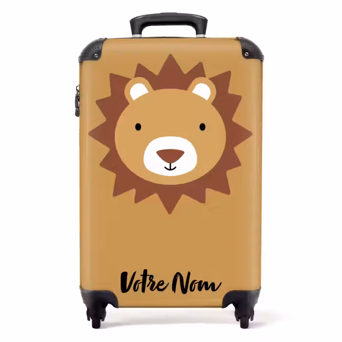 Valise avec nom - Lion Lion