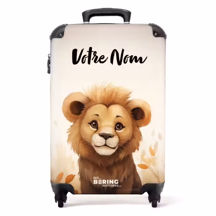 Valise avec nom - Ludo lion