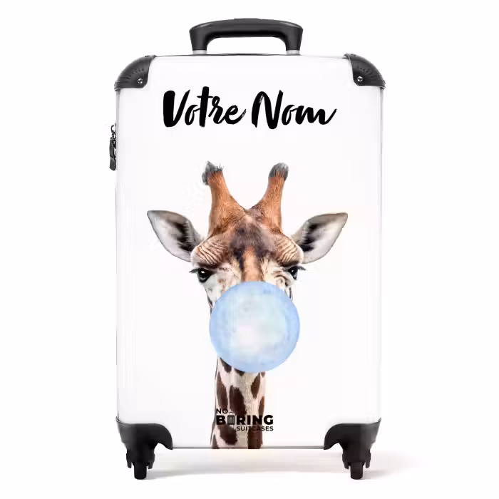 Valise avec nom - Mâcher Kobus bleu