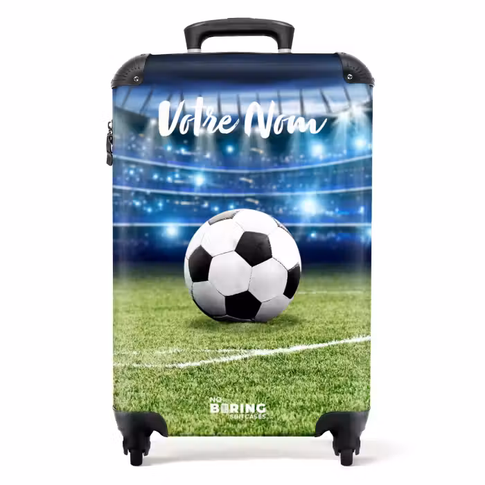 Valise avec nom - Pleins feux sur le football