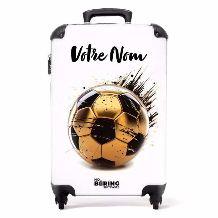 Valise avec nom - Recherche de but en or