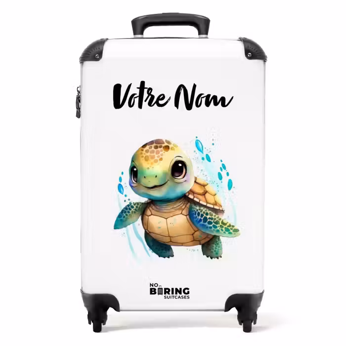 Valise avec nom - Tortue de mer Ziggy