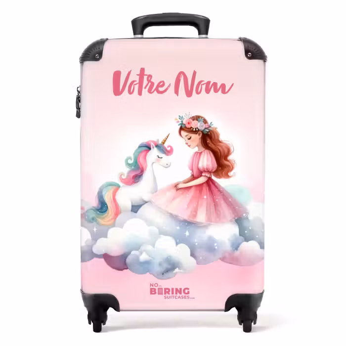 Valise avec nom - Winnie princesse des nuages