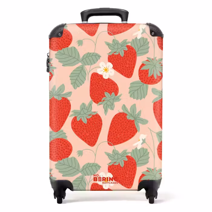 Valise - Fruits pastel - Fraises