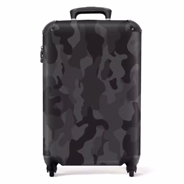Valise - Imprimé camouflage vert