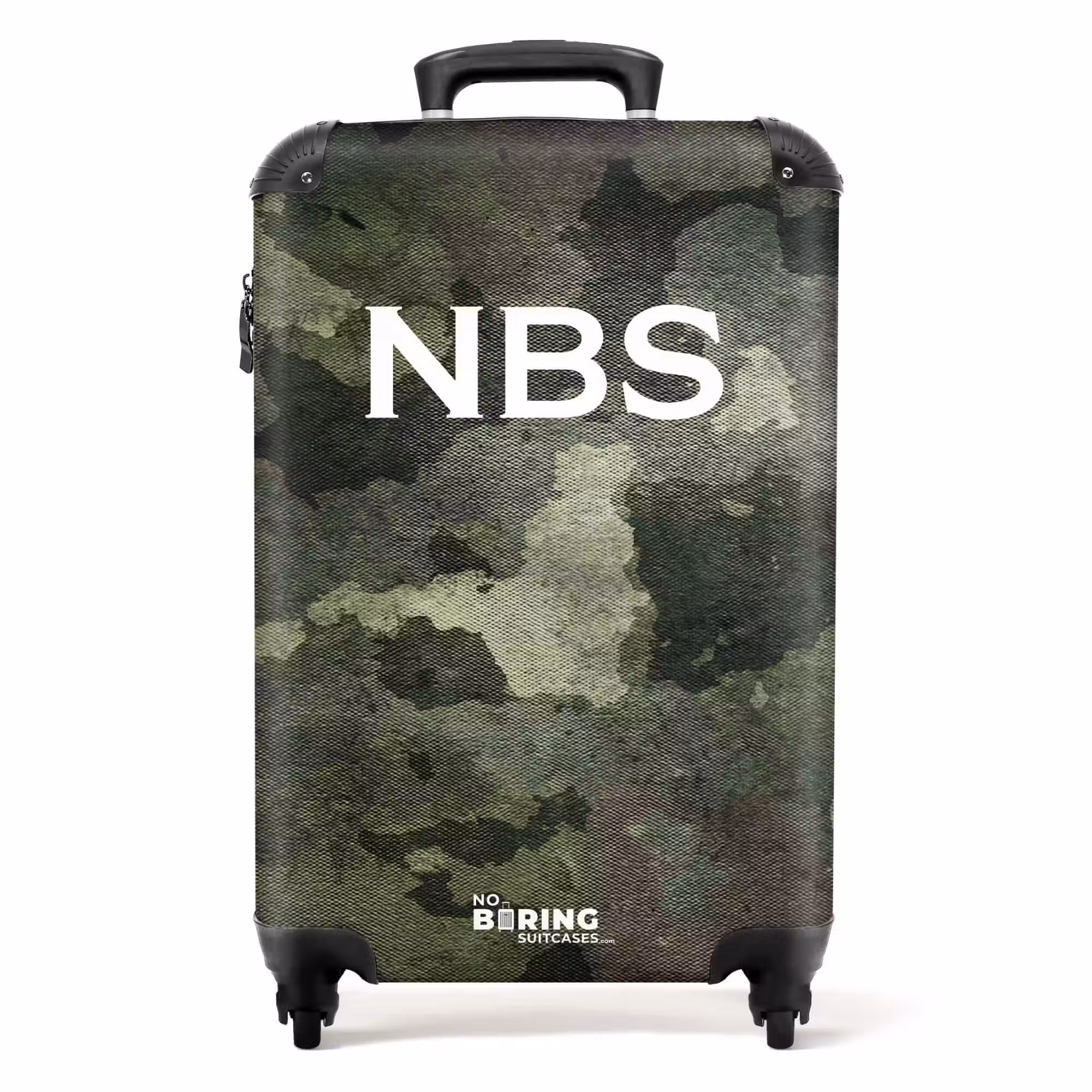 Valise - Imprimé camouflage vert
