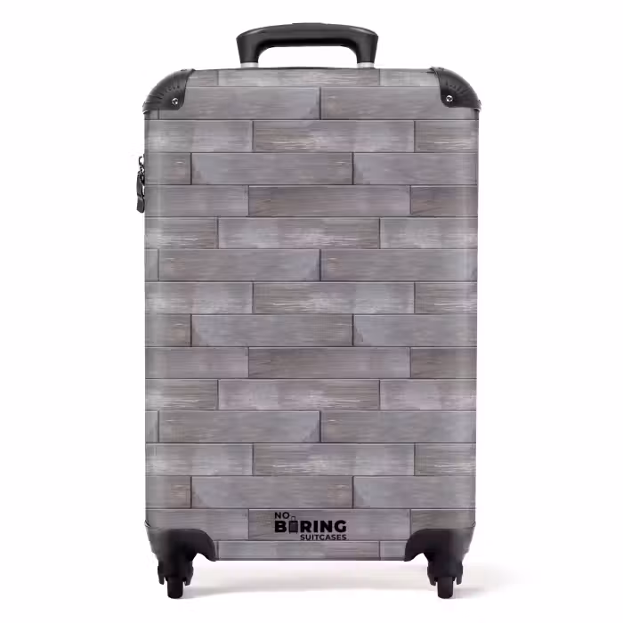 Valise - Bois gris-bleu vieilli