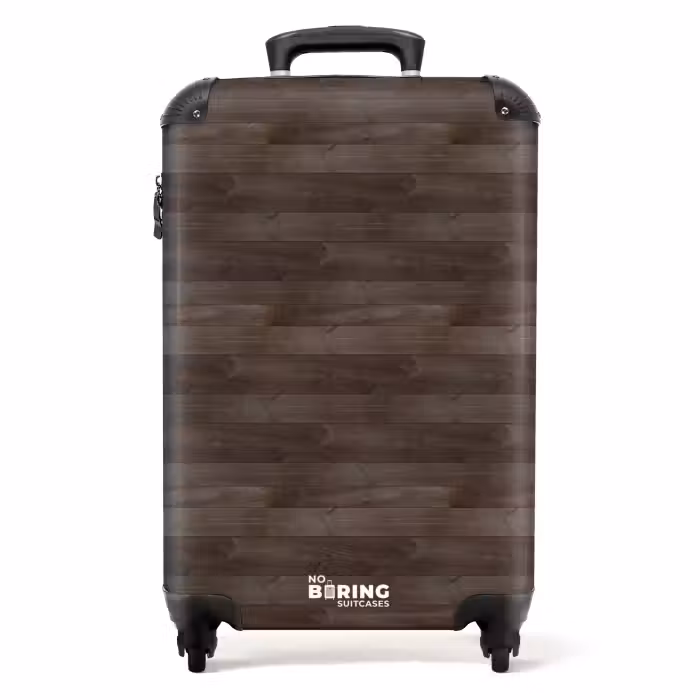 Valise - Structure en bois foncé