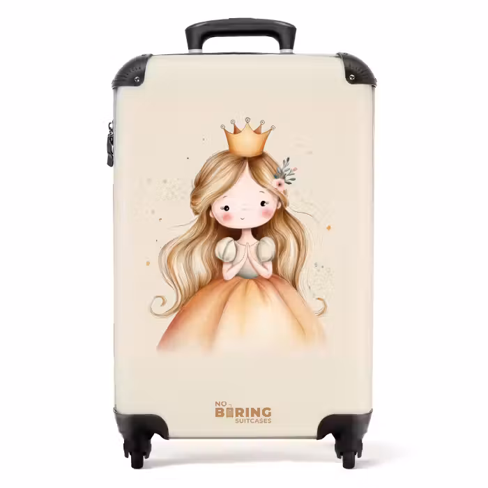Valise - Princesse dans les tons dorés