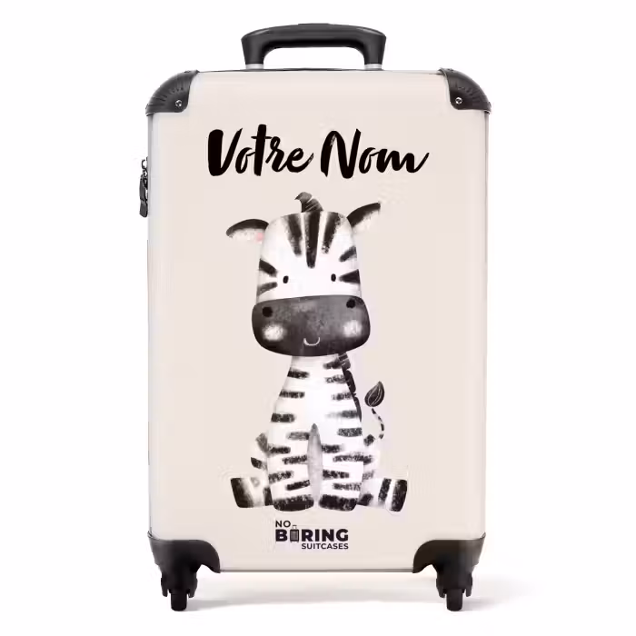 Valise avec nom - Zoë Zebra