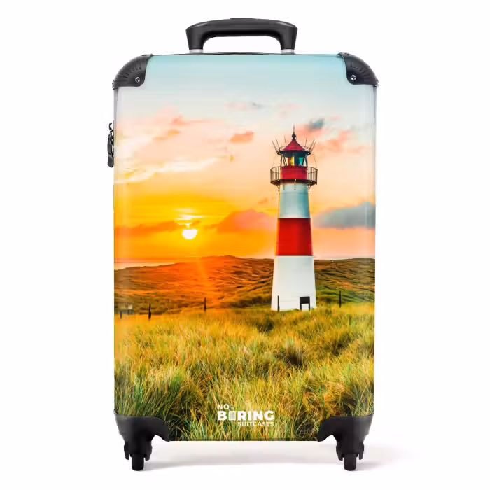 Valise - Phare au coucher du soleil