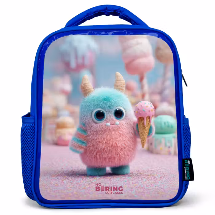 Sac à dos enfant - Bleu - Sweet Monster Candy Adventure
