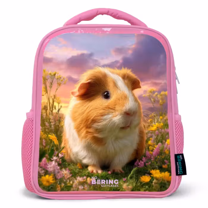 Enfant sac à dos - Rose - Cochon d'Inde - Nature - Animal