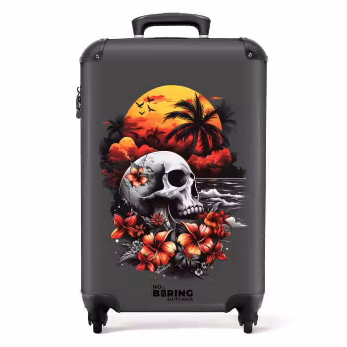 Valise - Style de tatouage - Coucher de soleil de la vie et de la mort