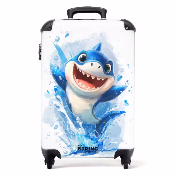 Valise - Animation joyeuse requin hors de l'eau