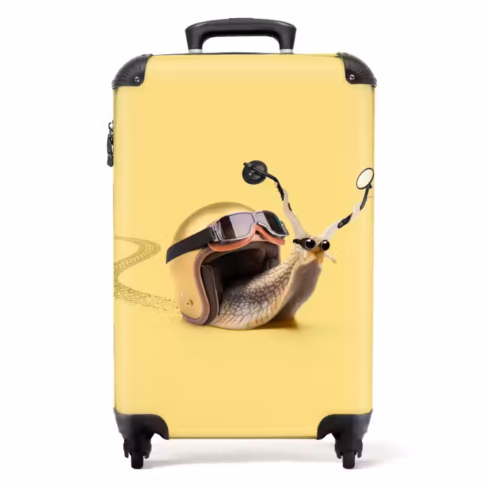 Valise - Escar-Go - Jaune