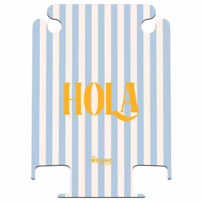 CaseSwap™ - Citations - Hola bleu bébé et blanc crème