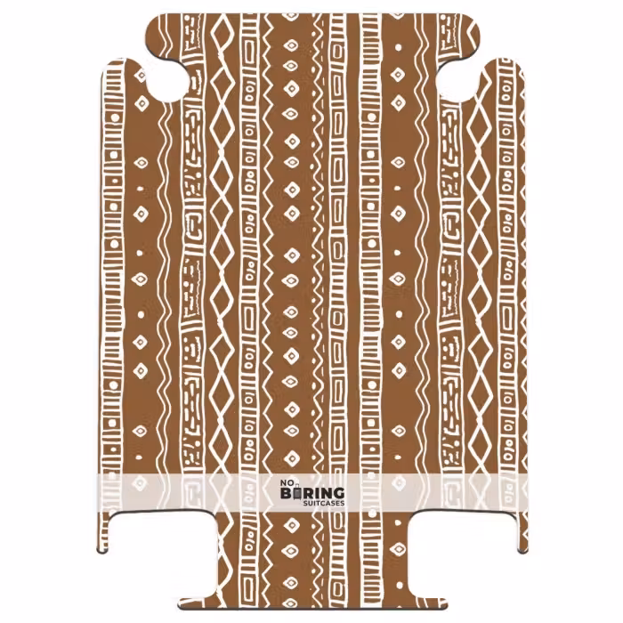 CaseSwap™ - Brun chocolat - Ethnique - Tribal - Motif