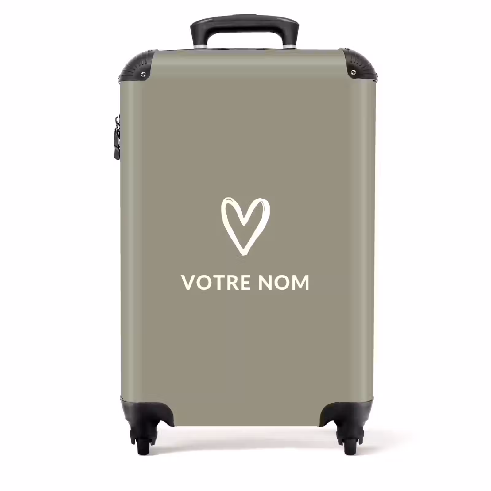 Valise - Cœur vert olive — 1