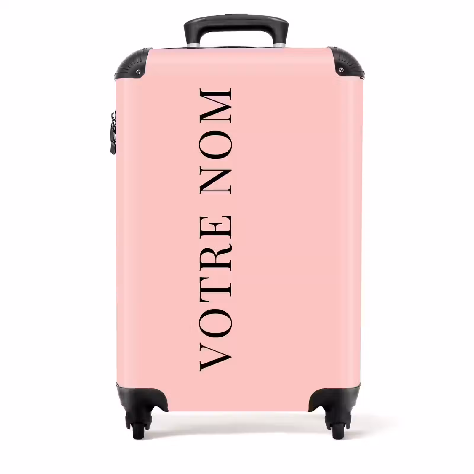 Valise - Fond rose avec lettres noires et blanches — 1