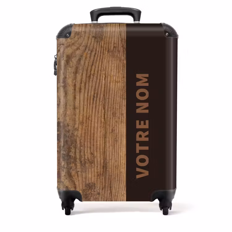 Valise - Bois, brun clair — 1