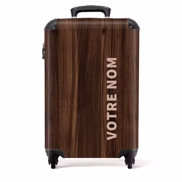 Valise - Bois, brun foncé — 1