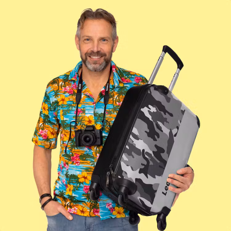 Valise - Camouflage gris — 2