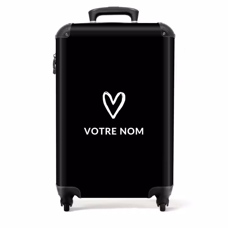 Valise - Cœur noir — 1