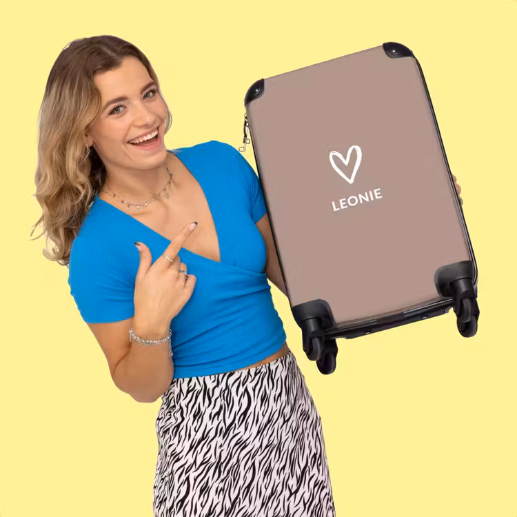 Valise -  Cœur taupe — 2
