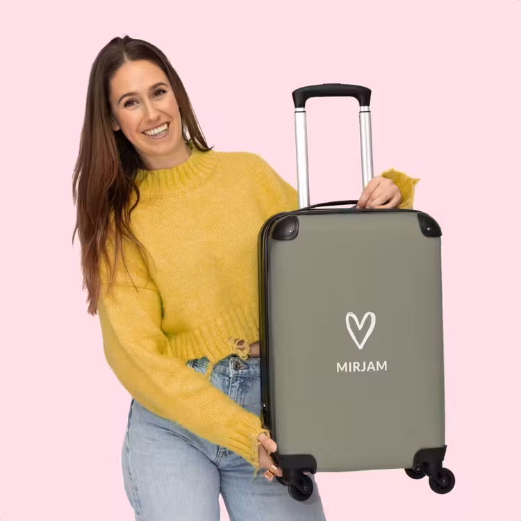 Valise - Cœur vert olive — 4